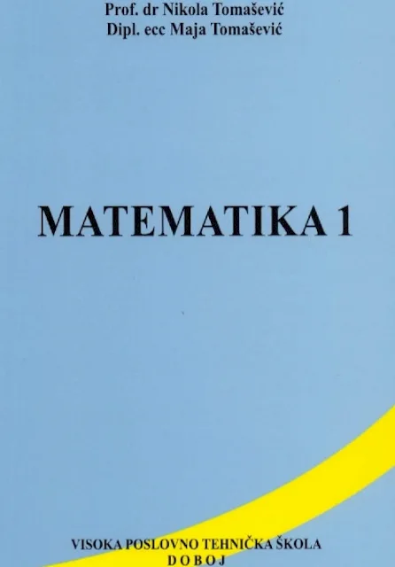 Naslovnica: Matematika 1