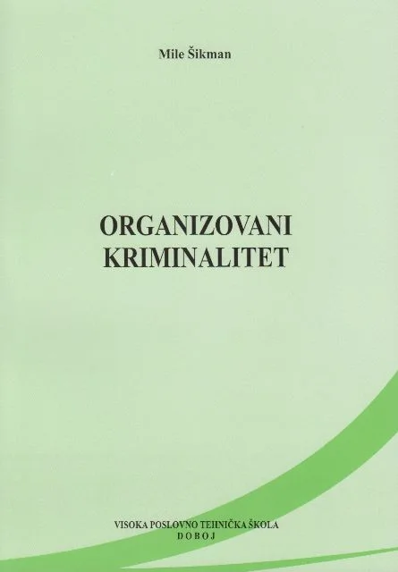 Naslovnica: Organizovani kriminalitet