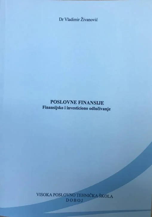 Naslovnica: Poslovne finansije